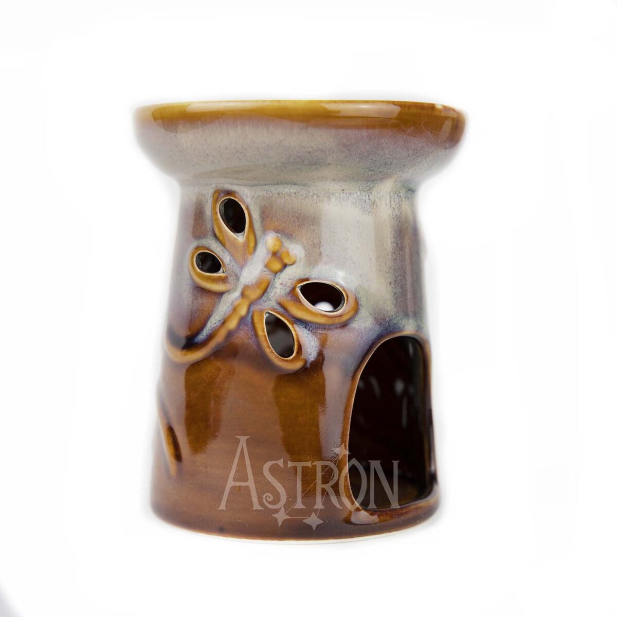 Aromalampa vážka hnedá zadní pohled