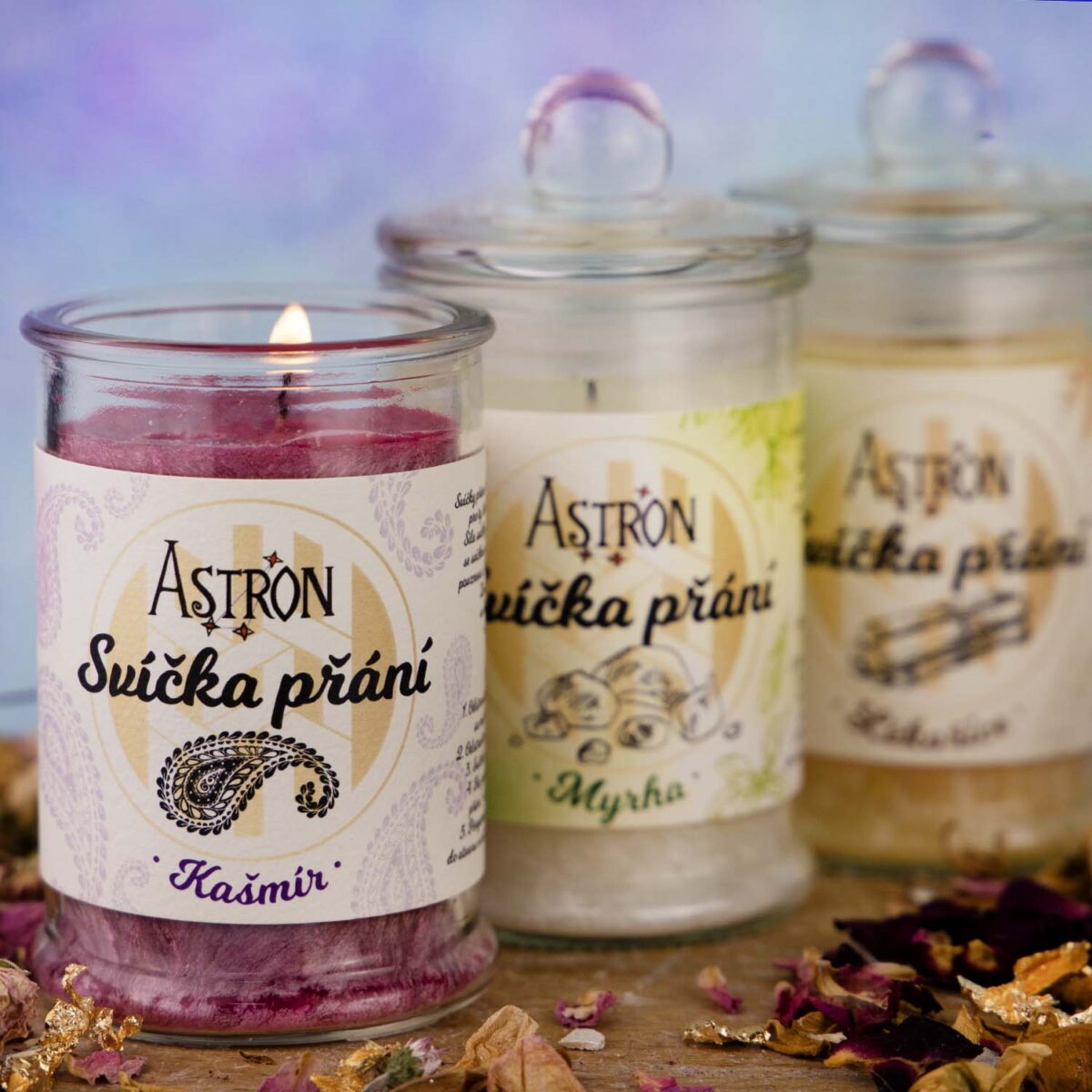 Vonné svíčky ve skle