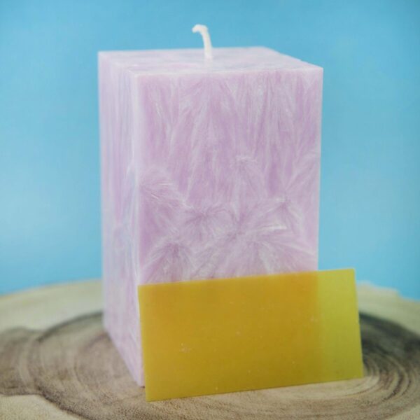 Astron svíčka přání hranol ruzová