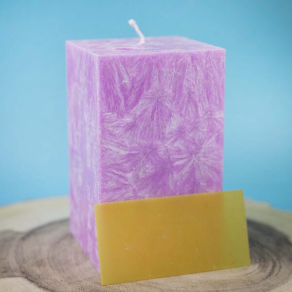 Astron svíčka přání hranol ruzová