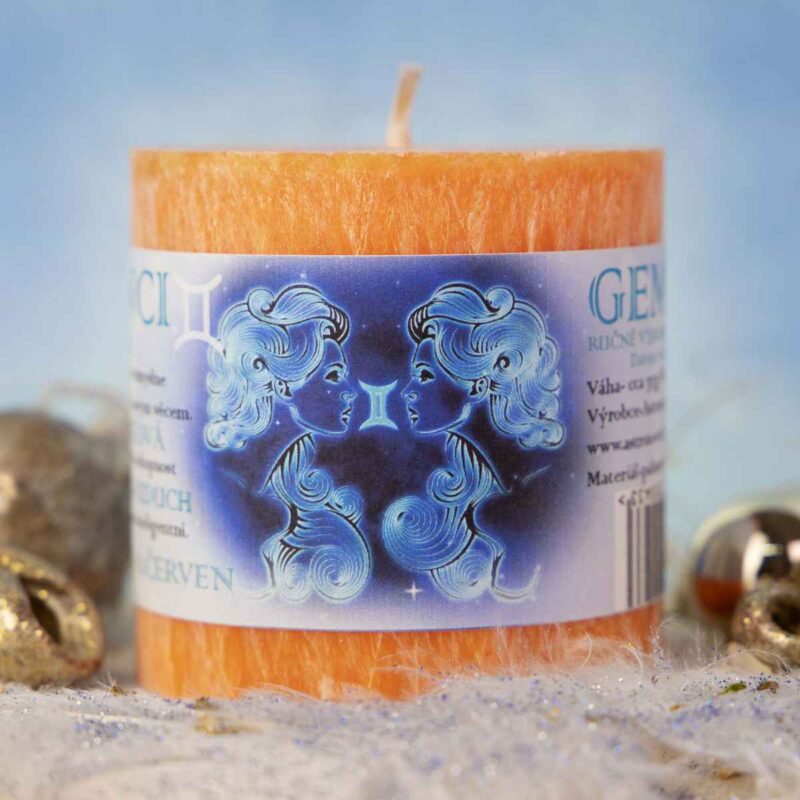 Zvěrokruhová svíčka blíženci