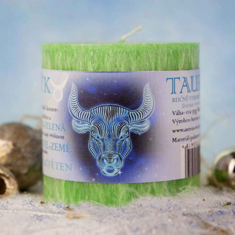 Býk zvěrokruhová svíčka