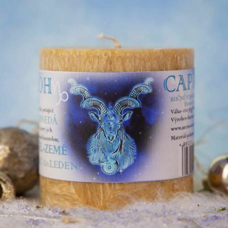 Kozoroh - zvěrokruhová svíčka ke znamení, 315 g