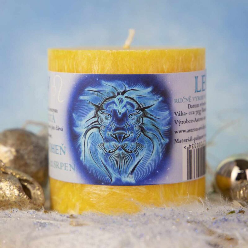 Lev - zvěrokruhová svíčka ke znamení, 315 g