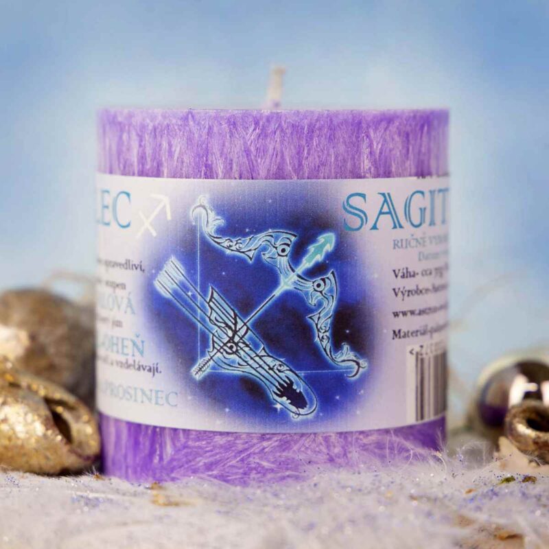 Střelec - zvěrokruhová svíčka ke znamení, 315 g