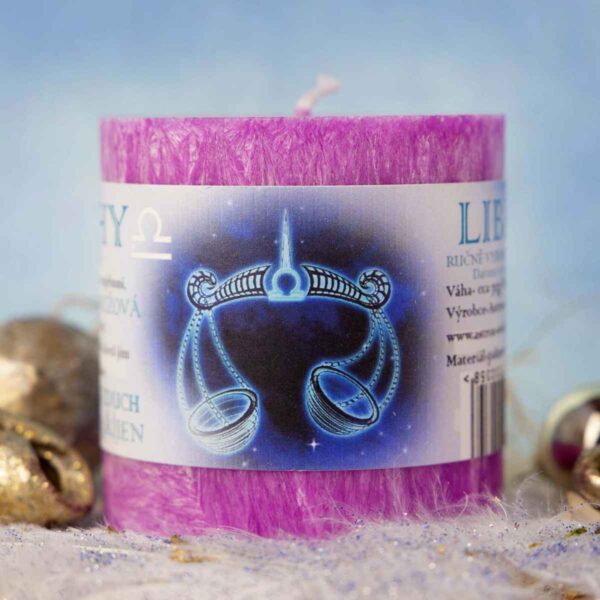 Váhy - zvěrokruhová svíčka ke znamení, 315 g