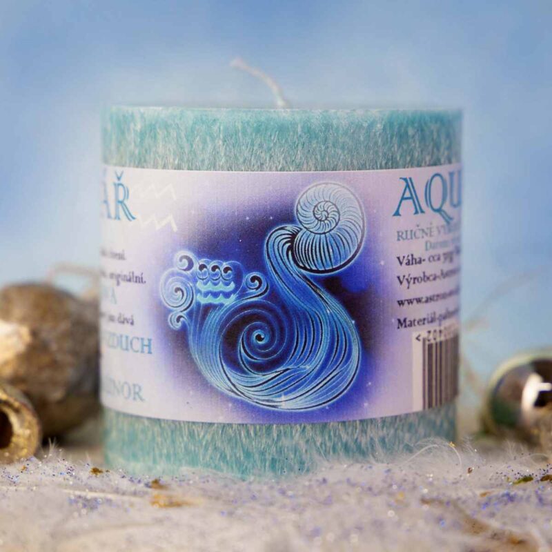 Vodnář - zvěrokruhová svíčka ke znamení, 315 g