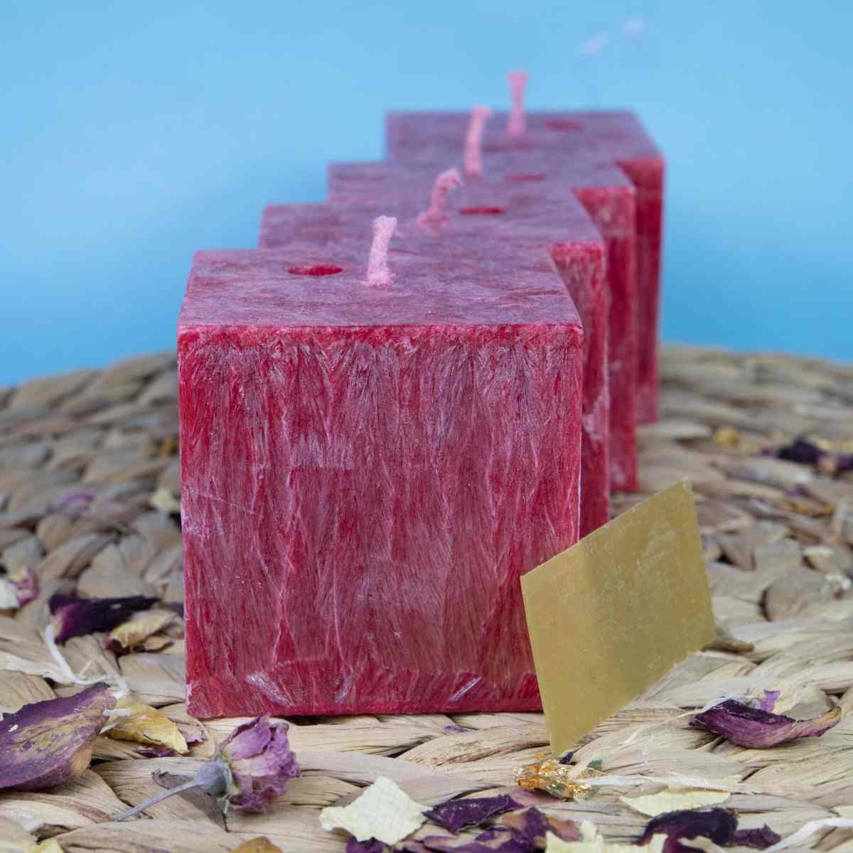 Sada svíček – rodinné balení Svíčky přání – 4 ks x kostka - Obrázek 5