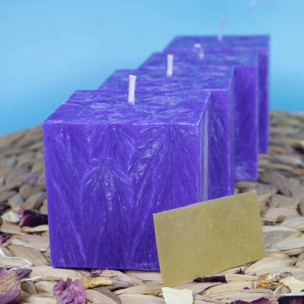 Sada svíček – rodinné balení Svíčky přání – 4 ks x kostka - Obrázek 4