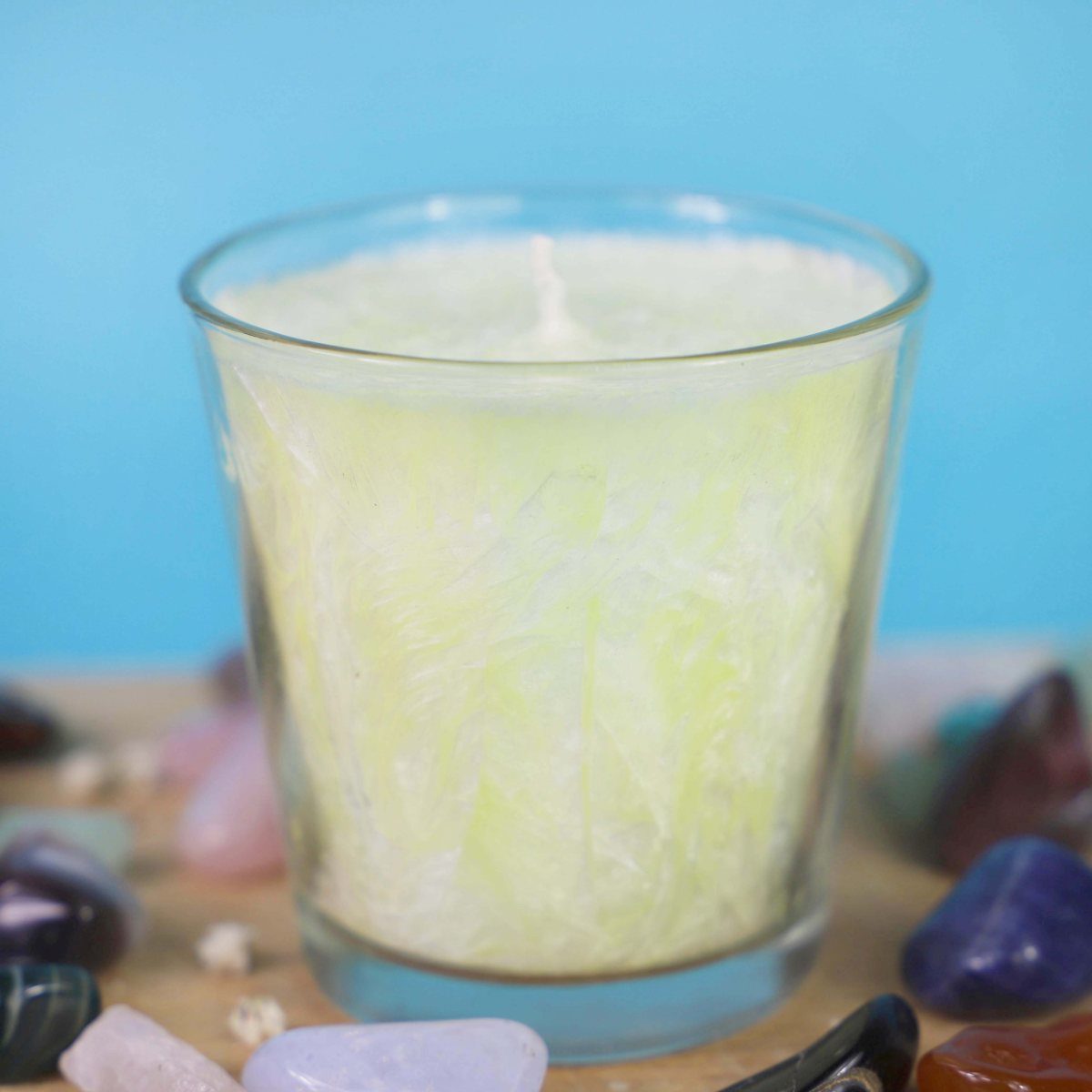 Svíčka s minerály Citrín