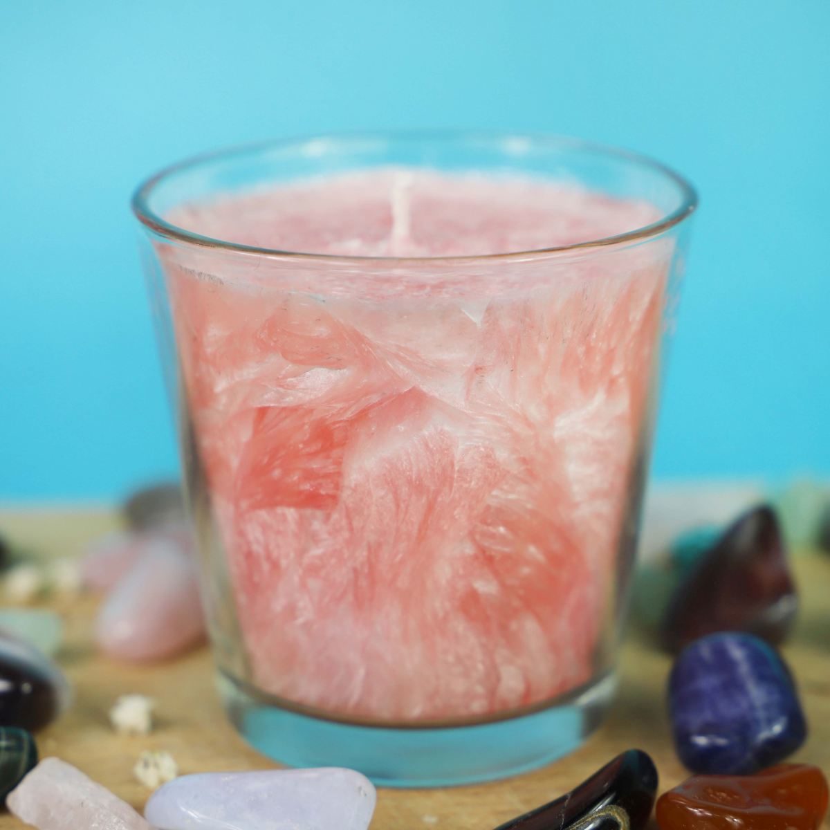 Svíčka s minerály Jaspis