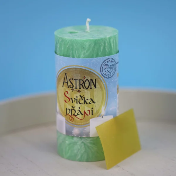 Svíčka přání Astron – válec 11 cm