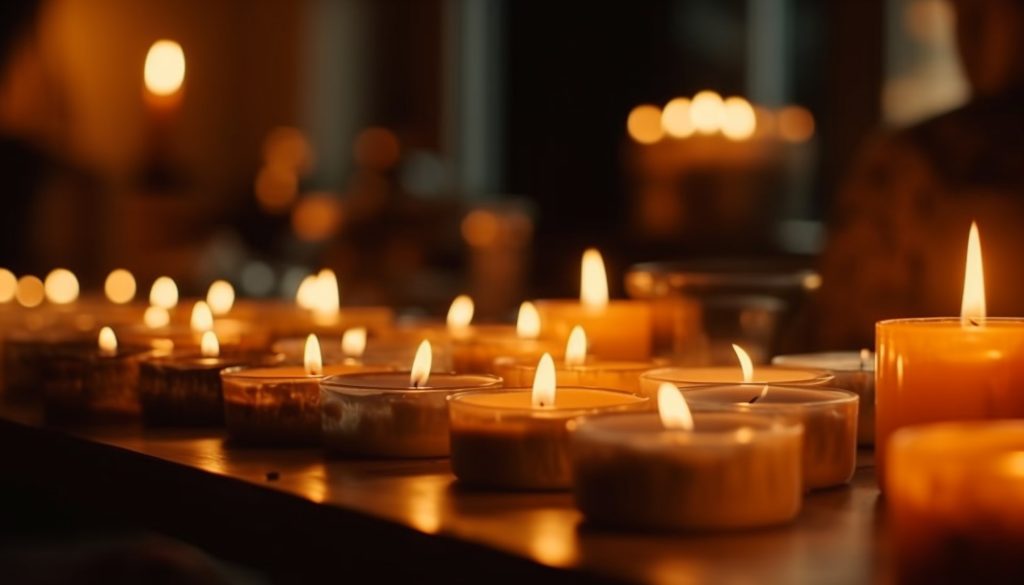 Svíčky památka zesnulých