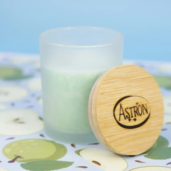 Vonná Svíčka přání ve skle – Jablečné mojito - Obrázek 2