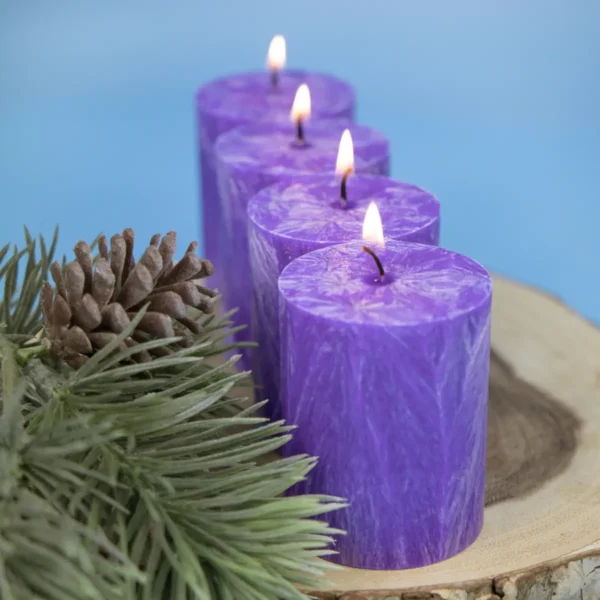 adventní_svíčky_astron_fialové
