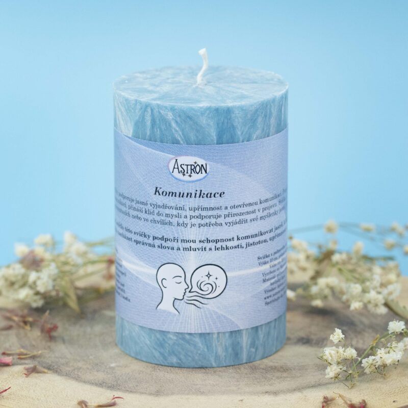 Komunikace – palmová svíčka 10 cm